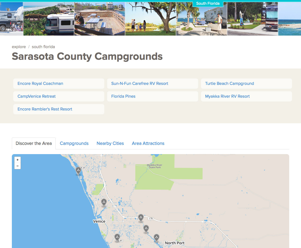 Campground Listings On Campflorida Com Gravityfree Blog